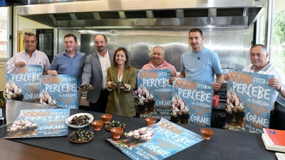 A conselleira do Mar anunciou o proxecto durante a presentación da Festa do Percebe do Roncudo de Corme