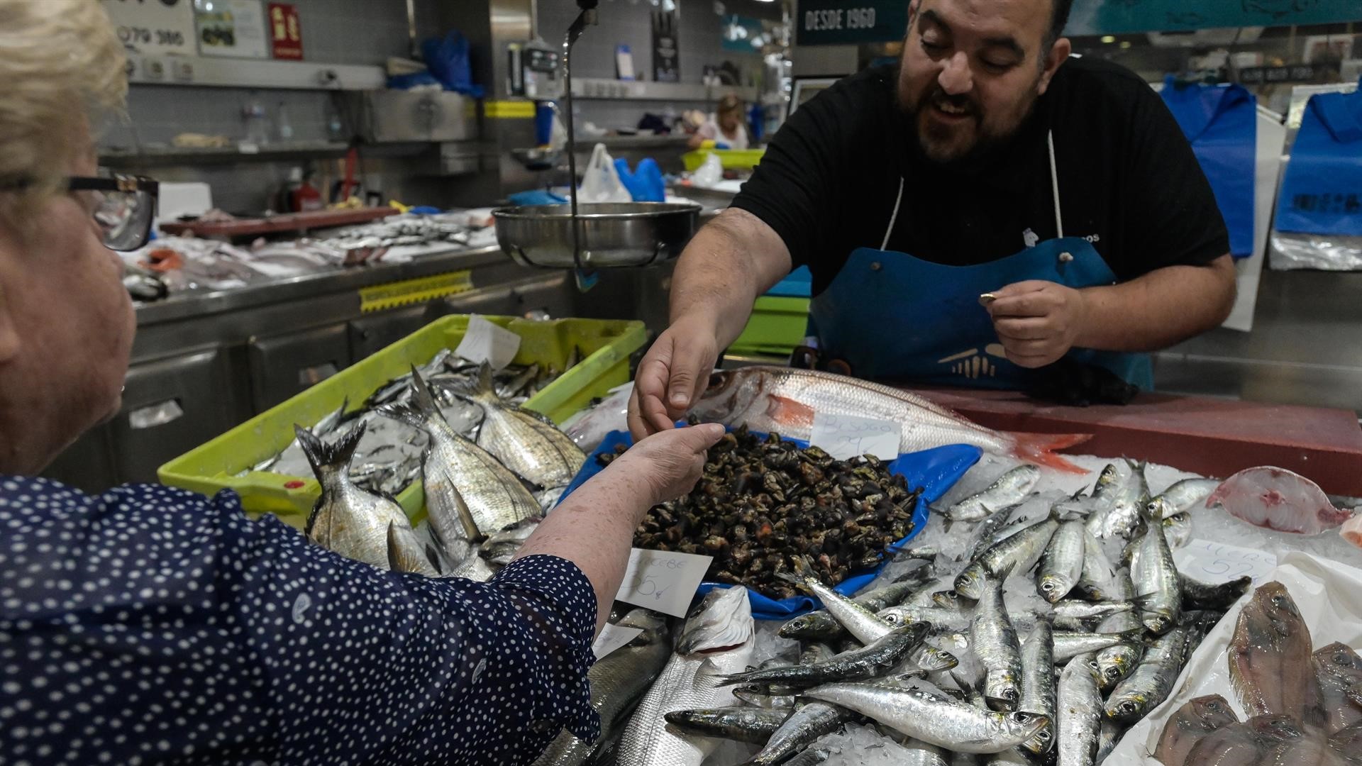 Imaxe de arquivo dunha peixería na Coruña (M. Dylan - Europa Press - Arquivo)