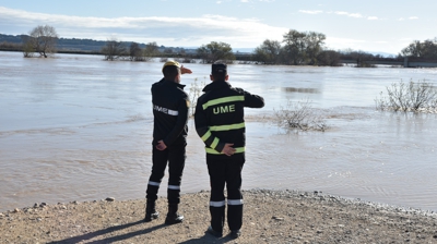 Integrantes da UME no Ebro nunha imaxe de arquivo. Ramón Comet/Europa Press