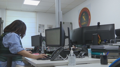 Oficina do Equipo @ da Comandancia de Lugo, que investigou a rede de extorsionadores