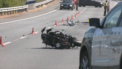O accidente tivo lugar ás 17:22 horas no quilómetro 4 desta estrada