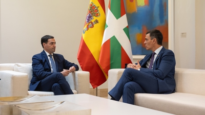 O presidente do Goberno e o lehendakari, reunidos na Moncloa en novembro de 2024 (Europa Press / Alejandro Martínez Vélez)