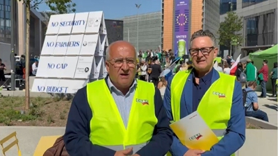 Representantes da COAG en Bruxelas. Fonte: COAG