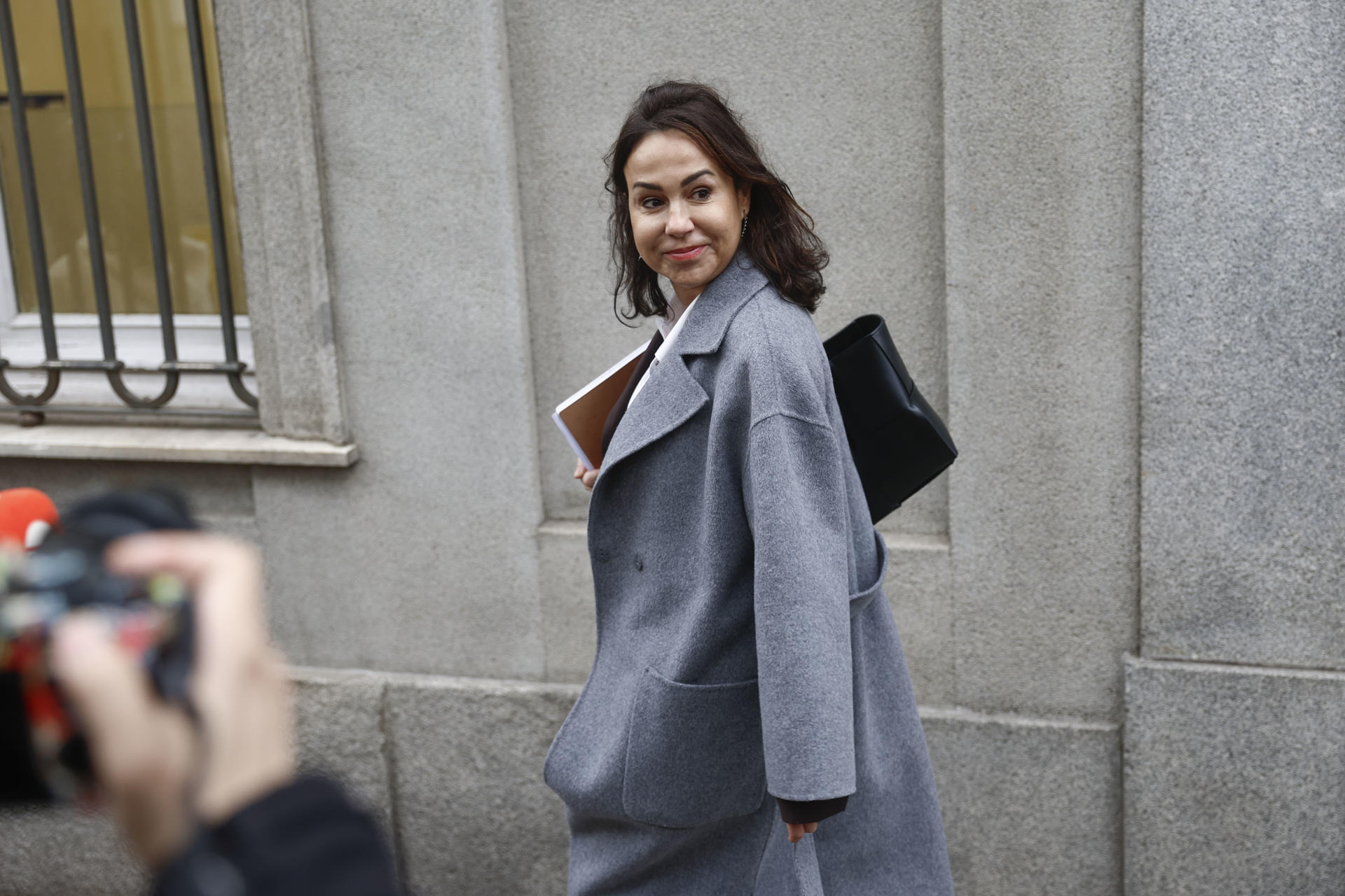 A expresidenta de Adif chegando ao Supremo o 5 de marzo de 2025-Foto: EFE/ Rodrigo Jiménez