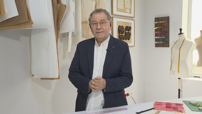 Roberto Verino nun momento da entrevista