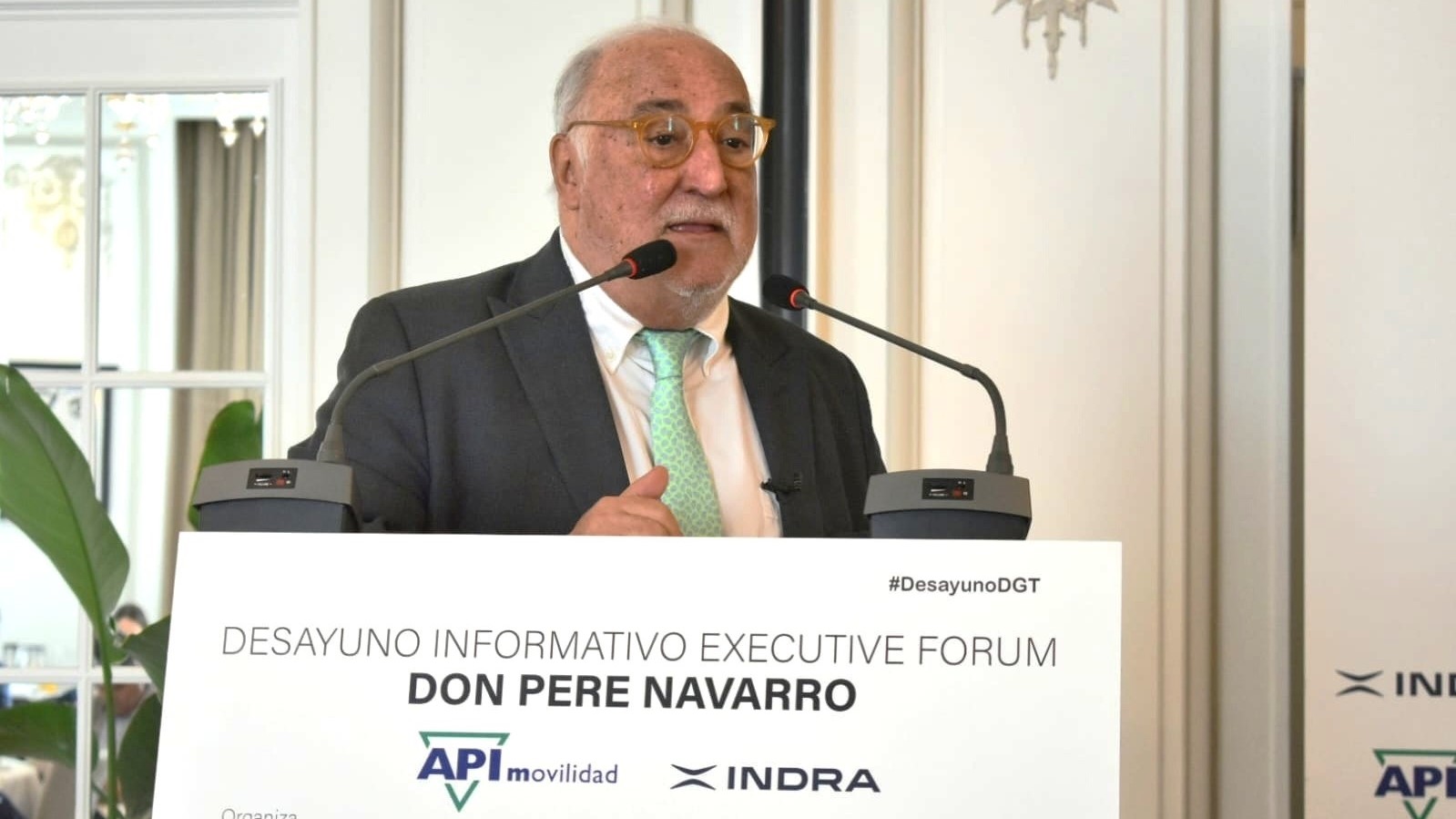 Pere Navarro, durante a súa intervención no Executive Forum