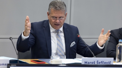 O negociador comercial da UE Maros Sefcovic. Europa Press / Lukasz Kobus / European Commision