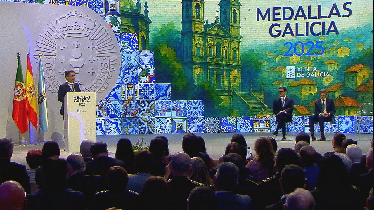 Acto de entrega das Medallas de Galicia 2025,  este 25 de xullo