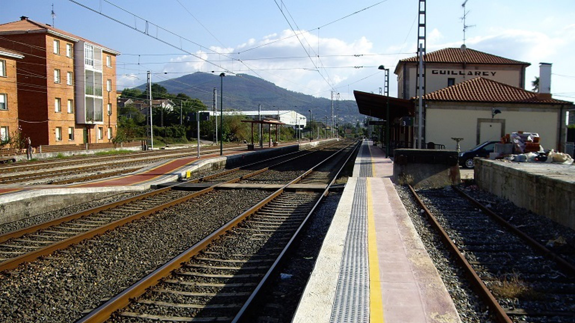 Estación de tren de Guillarei. Europa Press