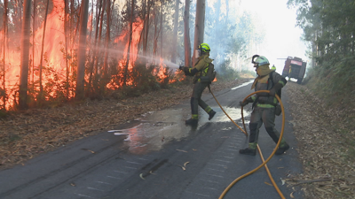 Incendio en Meaño