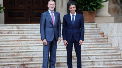 O rei Filipe VI e o presidente del Gobierno, Pedro Sánchez/ Isaac Buj / Europa Press