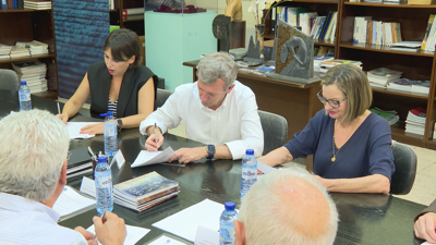 Alfonso Rueda reunido co Clúster da Lousa