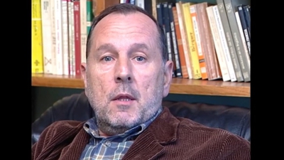 Xose Lois Rúa, nunha entrevista en Televisión de Galicia