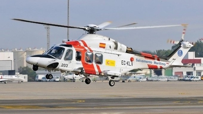 Helicóptero de Salvamento Marítimo (Europa Press/Salvamento Marítimo)