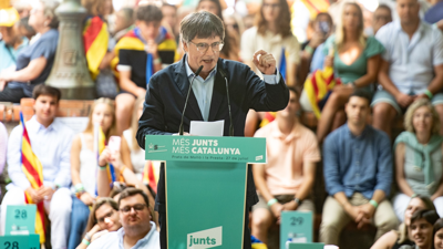 O presidente de Junts, Carles Puigdemont/Foto de arquivo/Glòria Sánchez / Europa Press