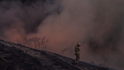 Incendio forestal en Maceda (EFE/Brais Lorenzo)