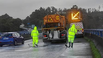 Obras na VG-20 (Vigo)