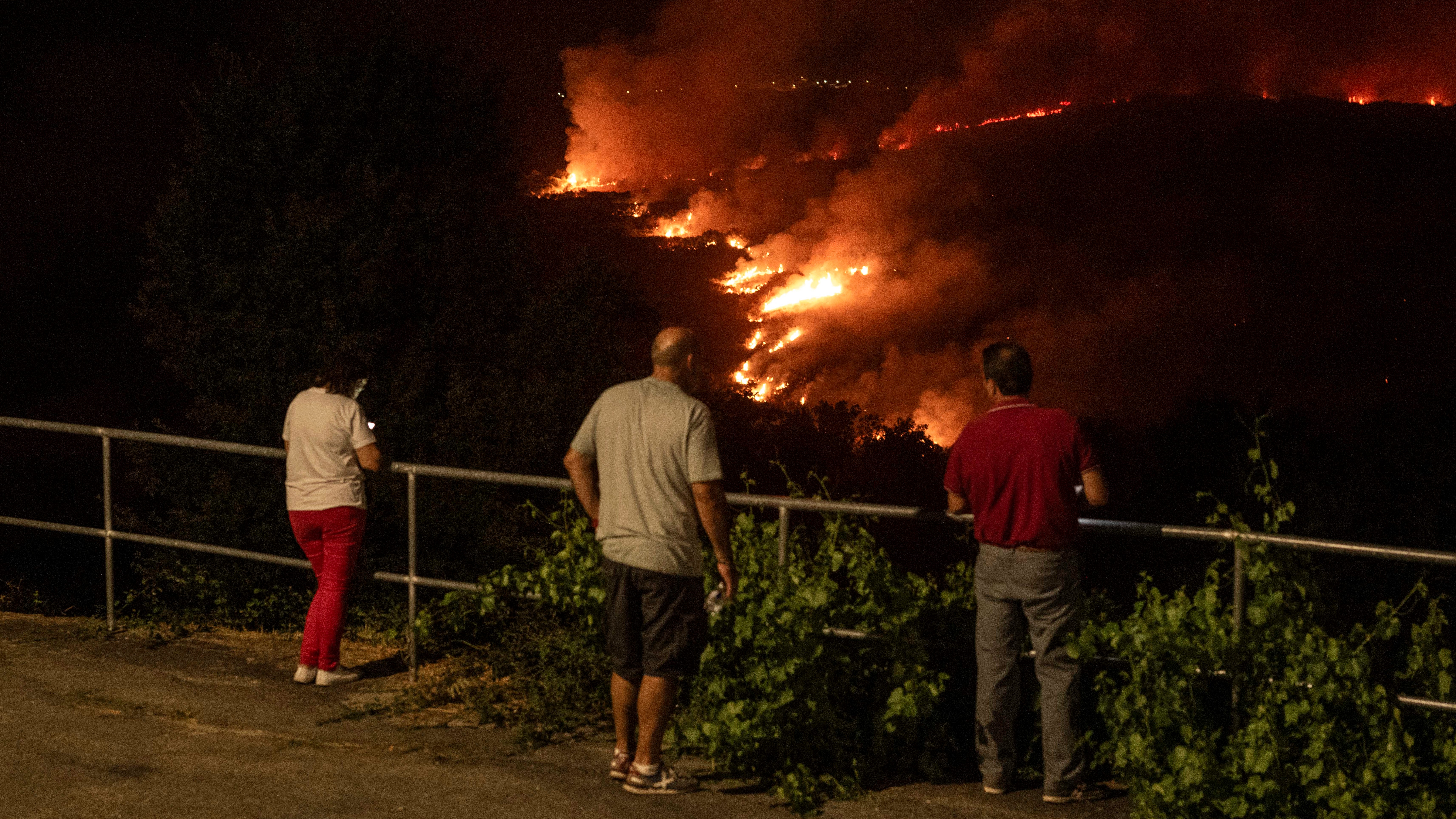 Incendio en Oímbra (EFE/Brais Lorenzo)