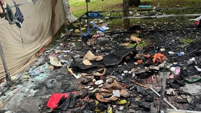 Detidos en Miranda de Ebro tres menores por tentar queimar unha persoa sen fogar (Policía Nacional de Burgos)