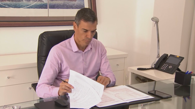 O presidente do Executivo este sábado durante a xuntanza por videoconferencia co Comité Estatal de Coordinación e Dirección do Plan Estatal de Emerxencias (CECOD)