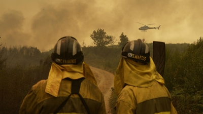 Incendio en Cualedro (Ourense)-EuropaPress