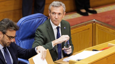 Alfonso Rueda no Parlamento nunha foto de arquivo (Xunta)
