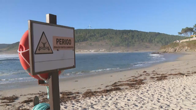 Sucedeu na praia de Lires no municipio coruñés de Cee
