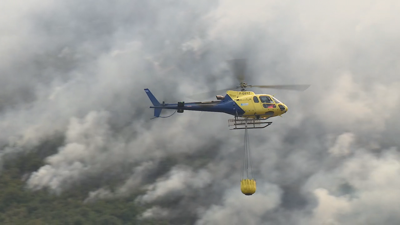 Labores de extinción en Avión