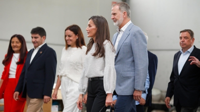 Os reis Filipe VI  e Letizia visitan Burela, a de 17 de xuño de 2025 (Carlos Castro - Europa Press)