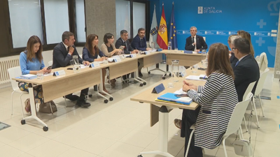 Xuntanza do consello extraordinario da Xunta en Ourense para aprobar axudas polos incendios