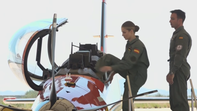 A princesa Leonor incorpórase a Academia do Aire e do Espazo (AGA) para recibir instrución como piloto (EFE/ Marcial Guillén)