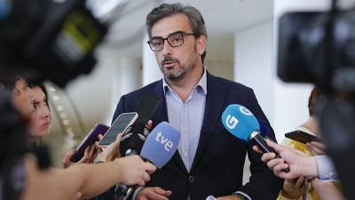 O conselleiro da Presidencia, Diego Calvo, este martes (EFE/Lavandeira jr)