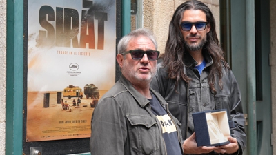 Óliver Laxe, diretor de 'Sirat'?, nun acto en Santiago de Compostela (Álvaro Ballesteros-Europa Press-Arquivo)