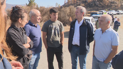 O presidente da Xunta reuniuse con afectados polos lumes este venres en Quiroga