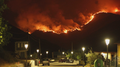 Imaxes do lume en Casaio o pasado agosto