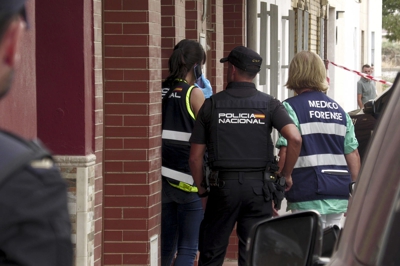 A Policía Nacional investiga se o de Valdezorras é un posible crime machista. EFE/ David Arjona