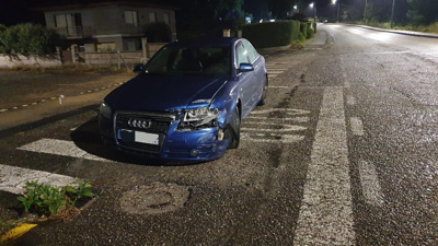 O vehículo no que ía foi recuperado e devolto ao seu lexítimo dono/Policía local do Porriño