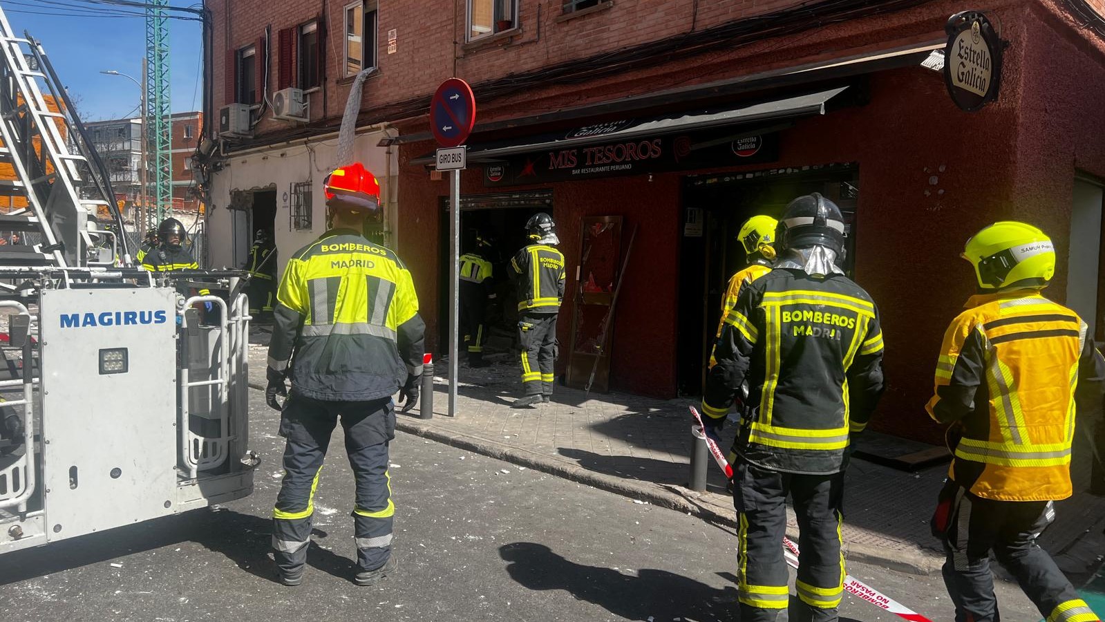 A familia da vítima alertada da súa desaparición. EFE/Emerxencias de Madrid