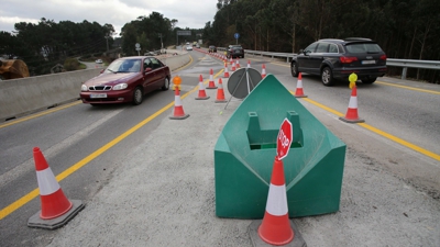 Carlos Castro / Europa Press / Obras da estrada nacional, N-642, aún en obras, a 4 de febrero de 2023, en Lugo