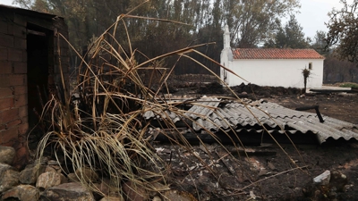 Zonas afectadas polo incendio de Pantón (Carlos Castro-Europa Press)