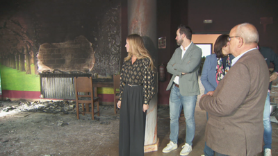 A conselleira de Política Social, Fabiola Martínez, visitou este luns o centro de menores estranxeiros de Monforte atacado esta fin de semana