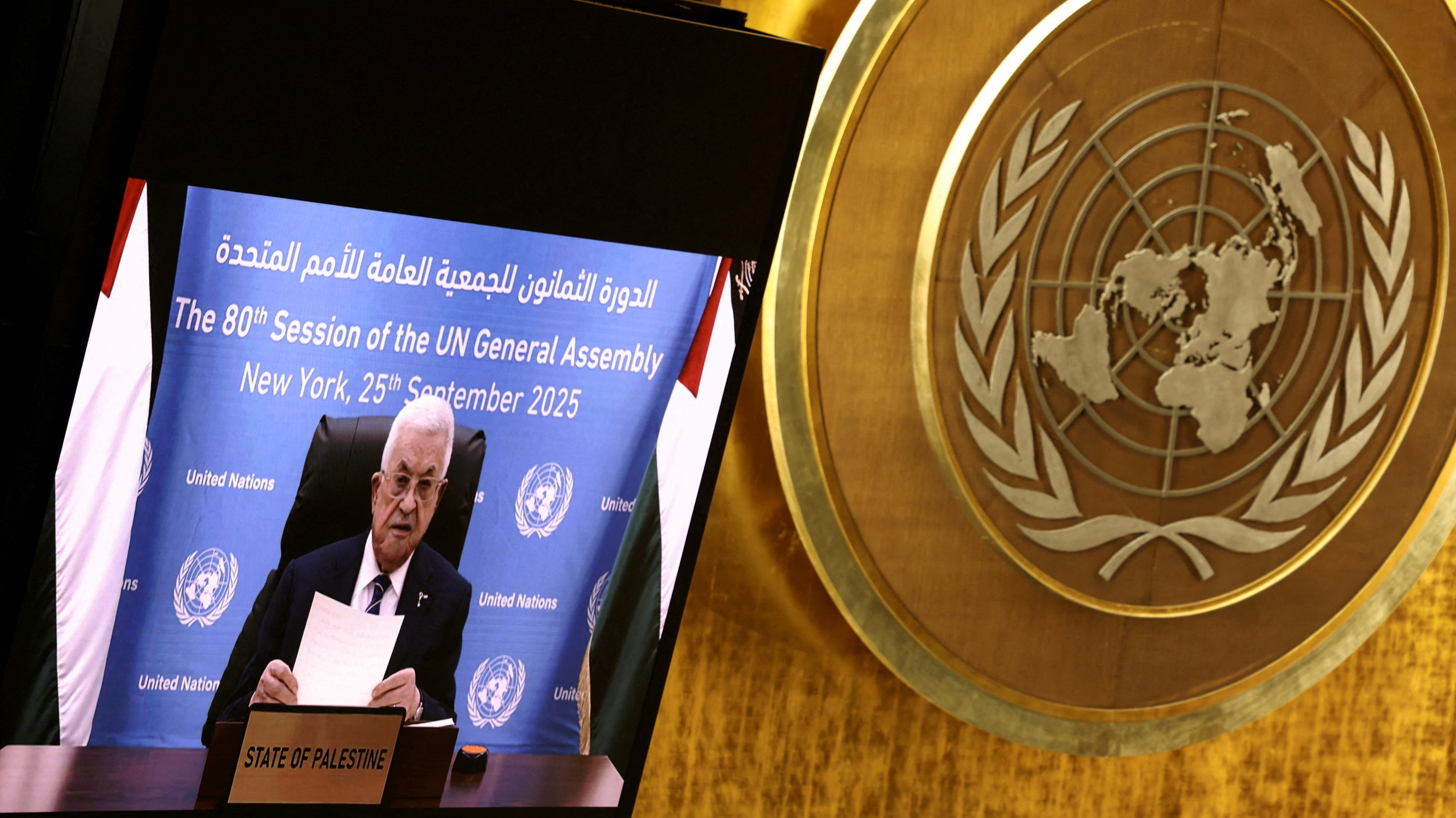 O presidente da ANP, Mahmoud Abbas (REUTERS/Caitlin Ochs)