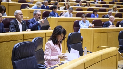 A ministra ana Redondo, durante un pleno do Senado (Jesús Hellín - Europa Press)