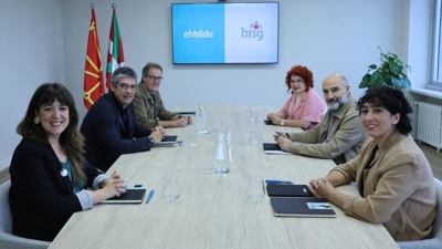 As dúas formacións reuníronse este venres en Bilbao. Europa Press