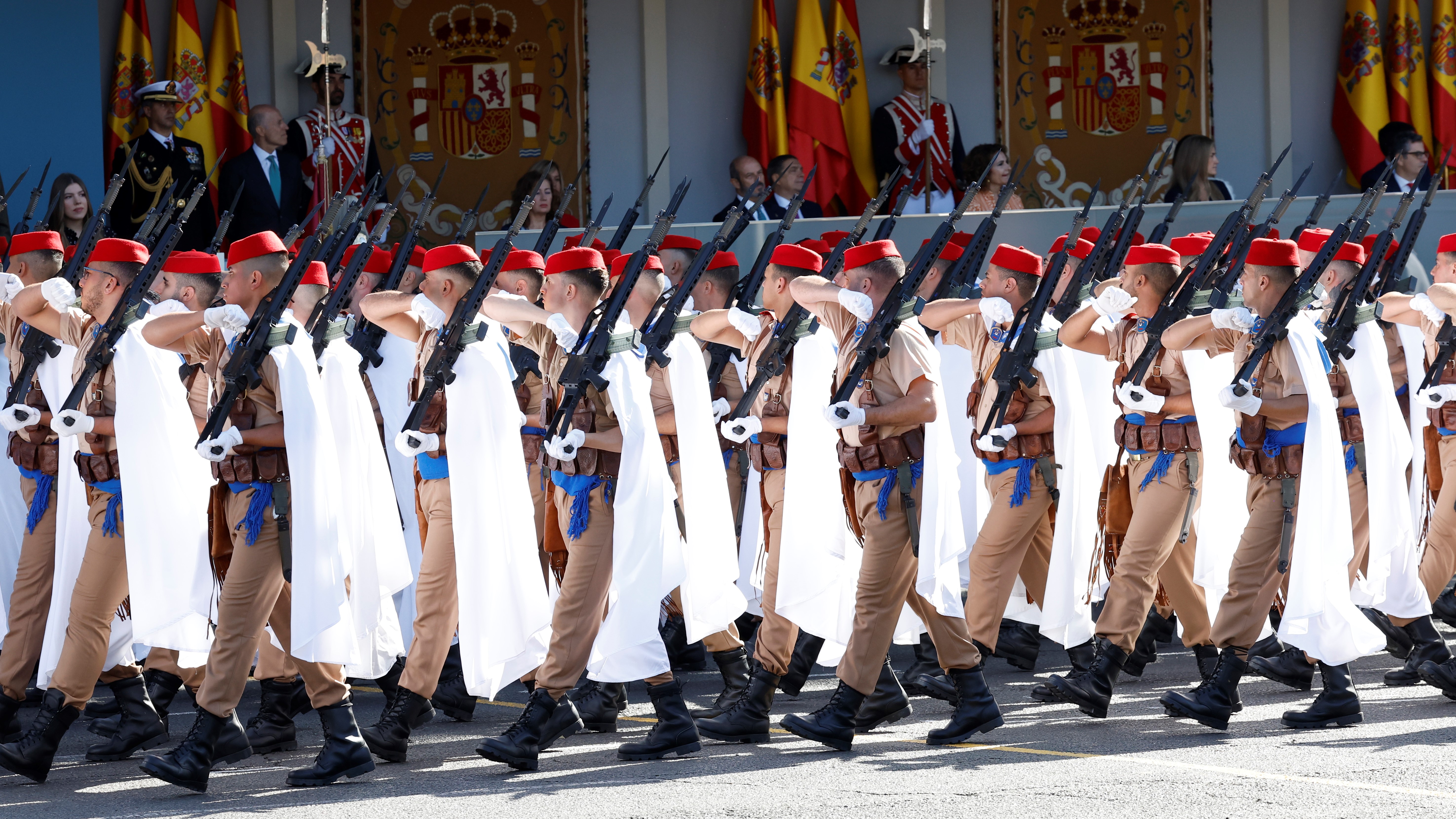 O Grupo de Regulares de Ceuta nº 54. EFE/Chema Moya