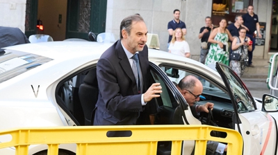 José Luis Ábalos chegando ao Tribunal Supremo o pasado 23 de xuño de 2025 (Arquivo/Jesús Hellín/Europa Press)