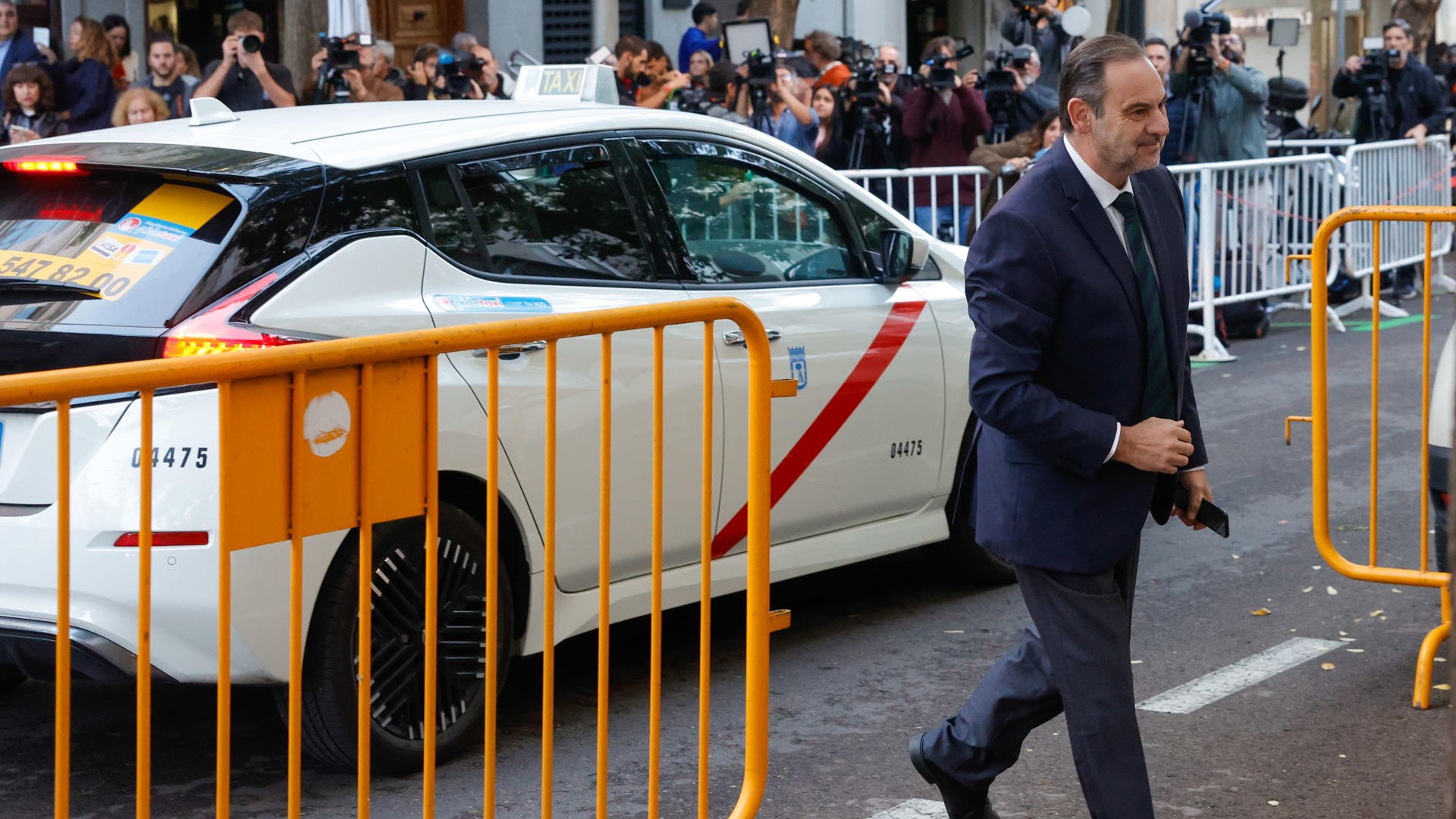 José Luís Ábalos, á súa chegada ao Supremo (EFE/Zipi Aragón)