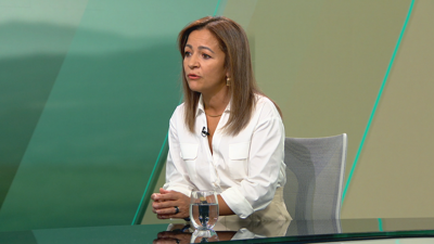 A conselleira do Mar, Marta Villaverde, este xoves nunha entrevista no 'Bos Días'