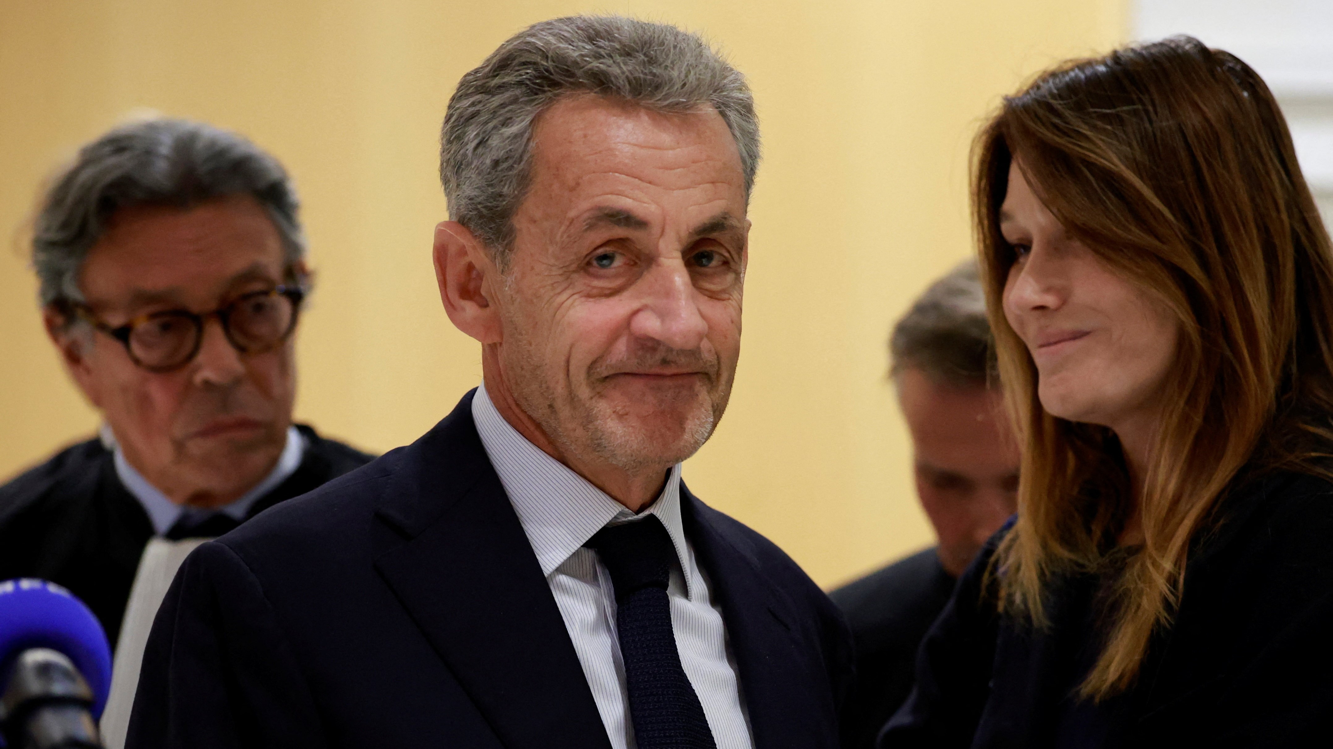 Sarkozy, no Tribunal de París. REUTERS/Stephanie Lecocq.