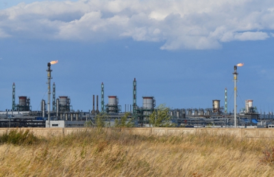Planta de procesamento de gas na rexión rusa de Orenburgo. Reuters